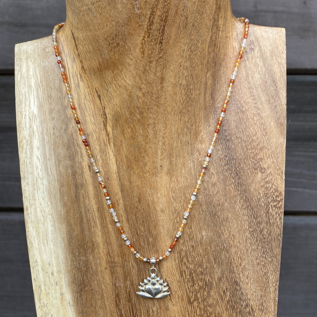 Carnelian Charm Necklace