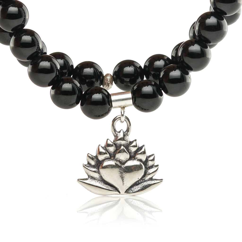 Onyx Charm Bracelet