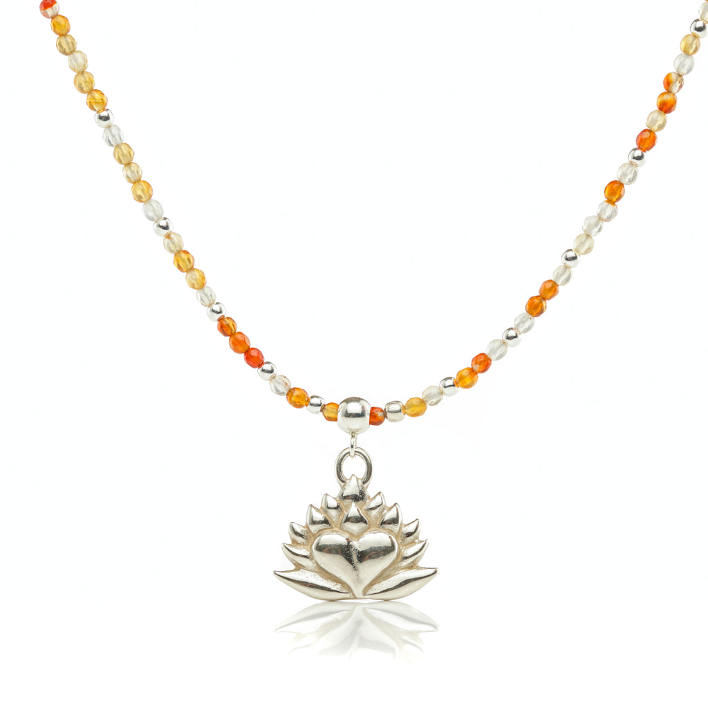 Carnelian Charm Necklace