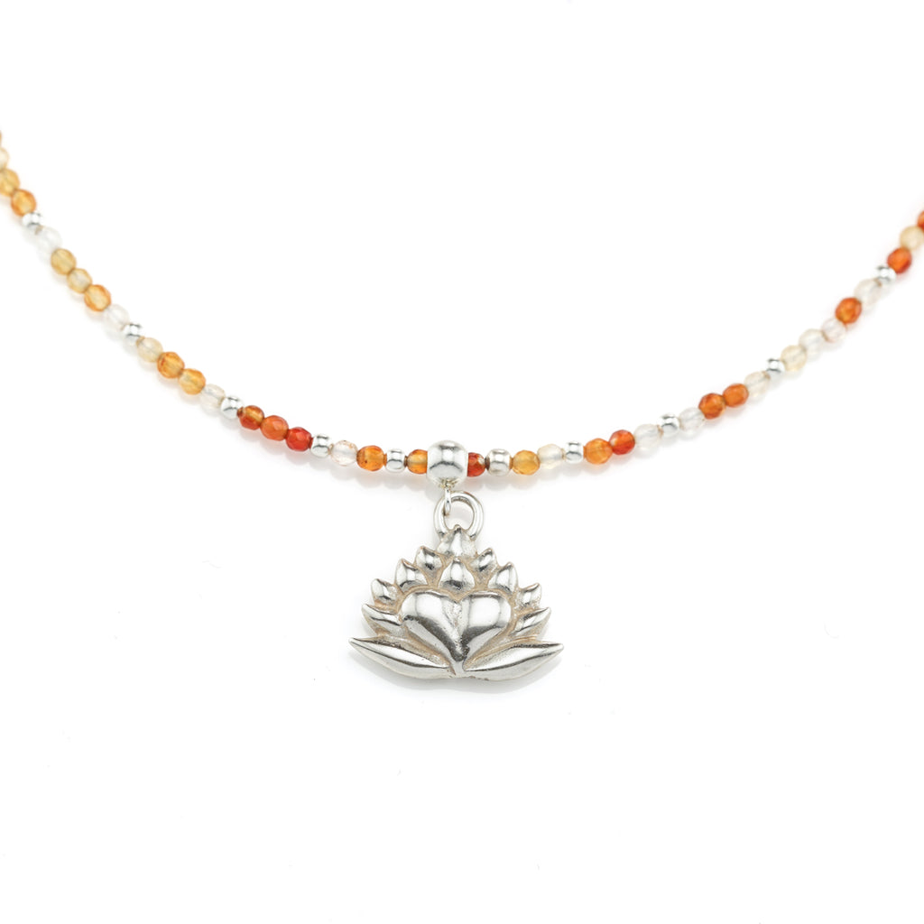 Carnelian Charm Necklace