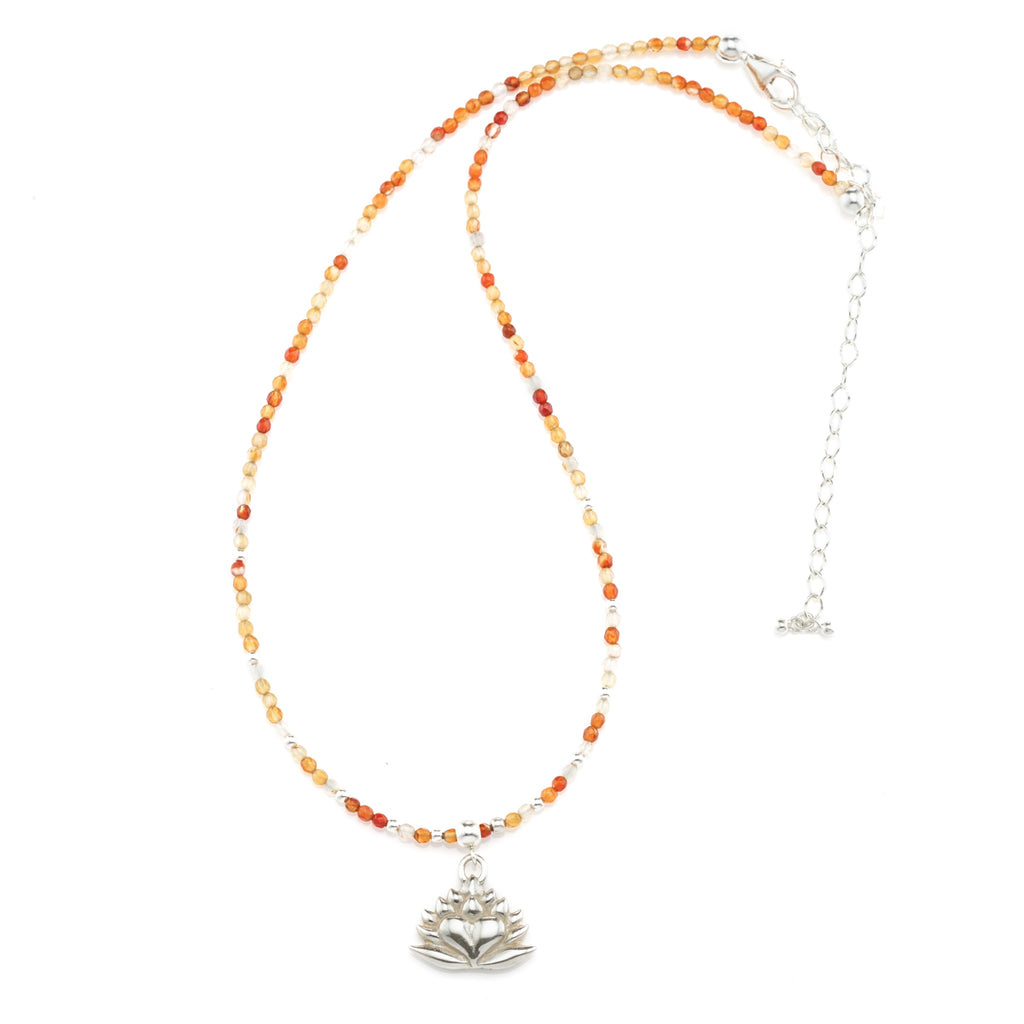 Carnelian Charm Necklace